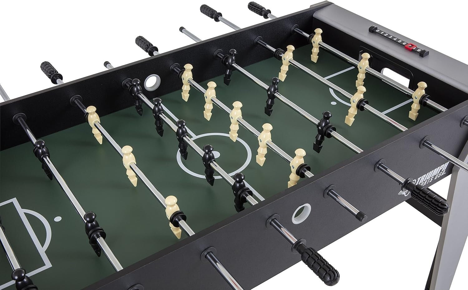 48-Inch Foosball Table with Chrome Player Rods for Game Rooms - Adult Friendly