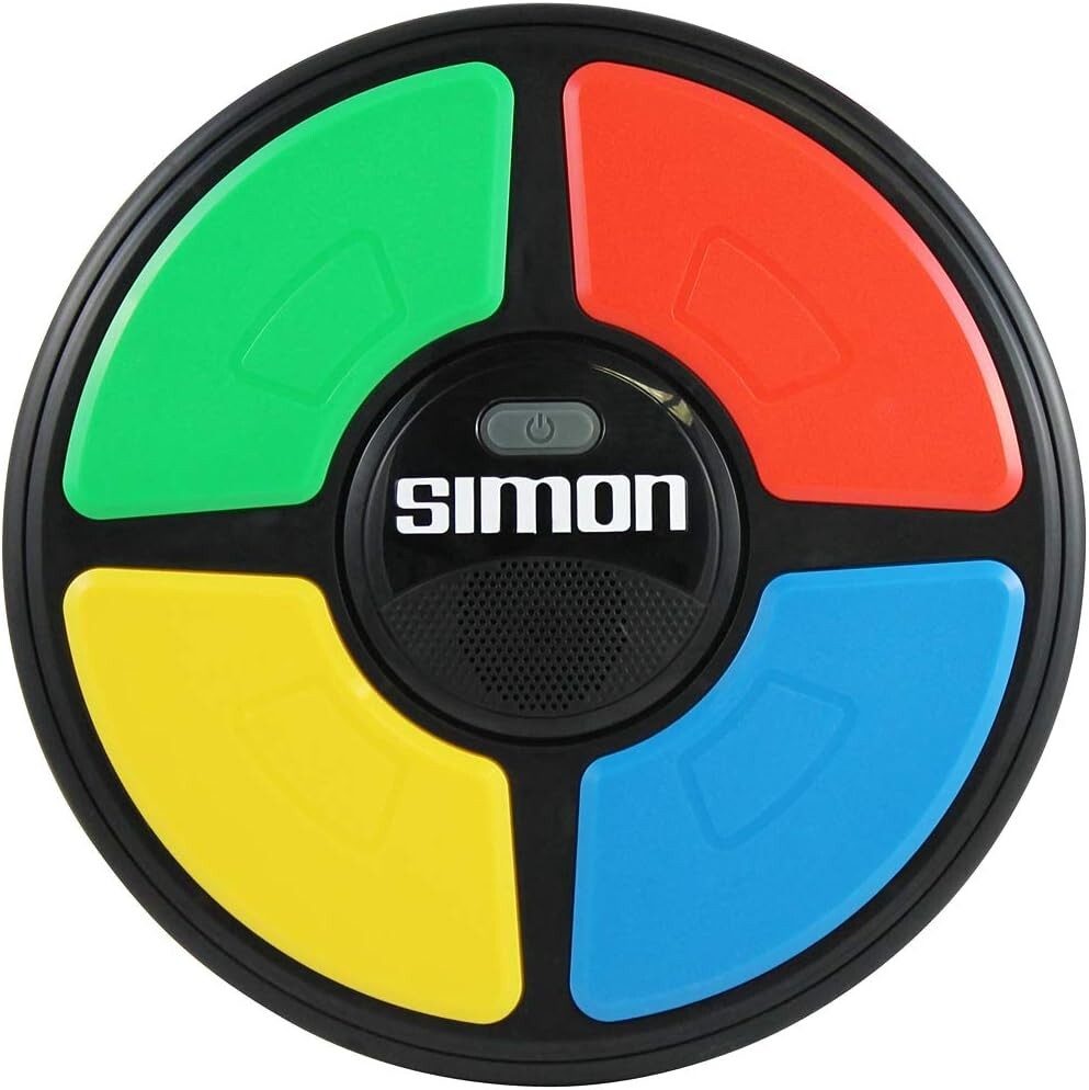 Interactive Simon Memory Game with Built-In Counter & 9-Inch Digital Display