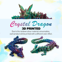 Load image into Gallery viewer, Lifelike 30'' 3D Printed Dragon - Mythical Decor &amp; Kids Playtime Essential