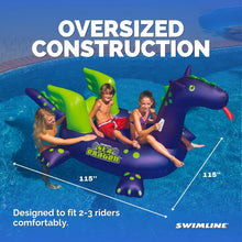 Load image into Gallery viewer, Inflatable Sea Dragon Lounge Float – Spacious, Durable &amp; Photogenic Design