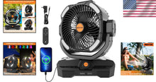 Load image into Gallery viewer, Portable 45000mAh Rechargeable Fan with Touch Control &amp; Oscillation for Outdoors