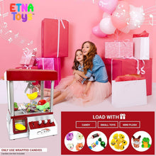 Load image into Gallery viewer, Classic Electric Claw Machine Game - Nostalgic Candy Prize Dispenser with Sound