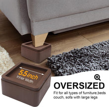 Load image into Gallery viewer, Stackable Bed &amp; Furniture Risers - Heavy Duty 6000lbs Capacity for Every Room