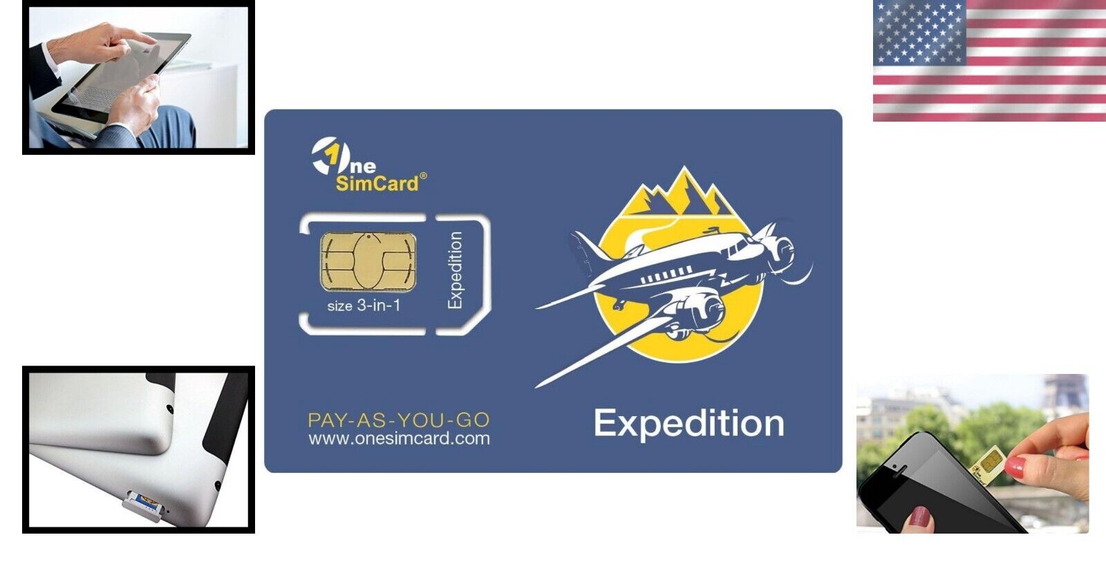 Travel SIM Card with $5 Credit – Connect in Remote Locations & Major Cities