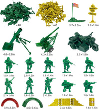 Load image into Gallery viewer, Ultimate Army Men Action Set - 120 PCS Toys Including Tanks, Helicopter, Jeep