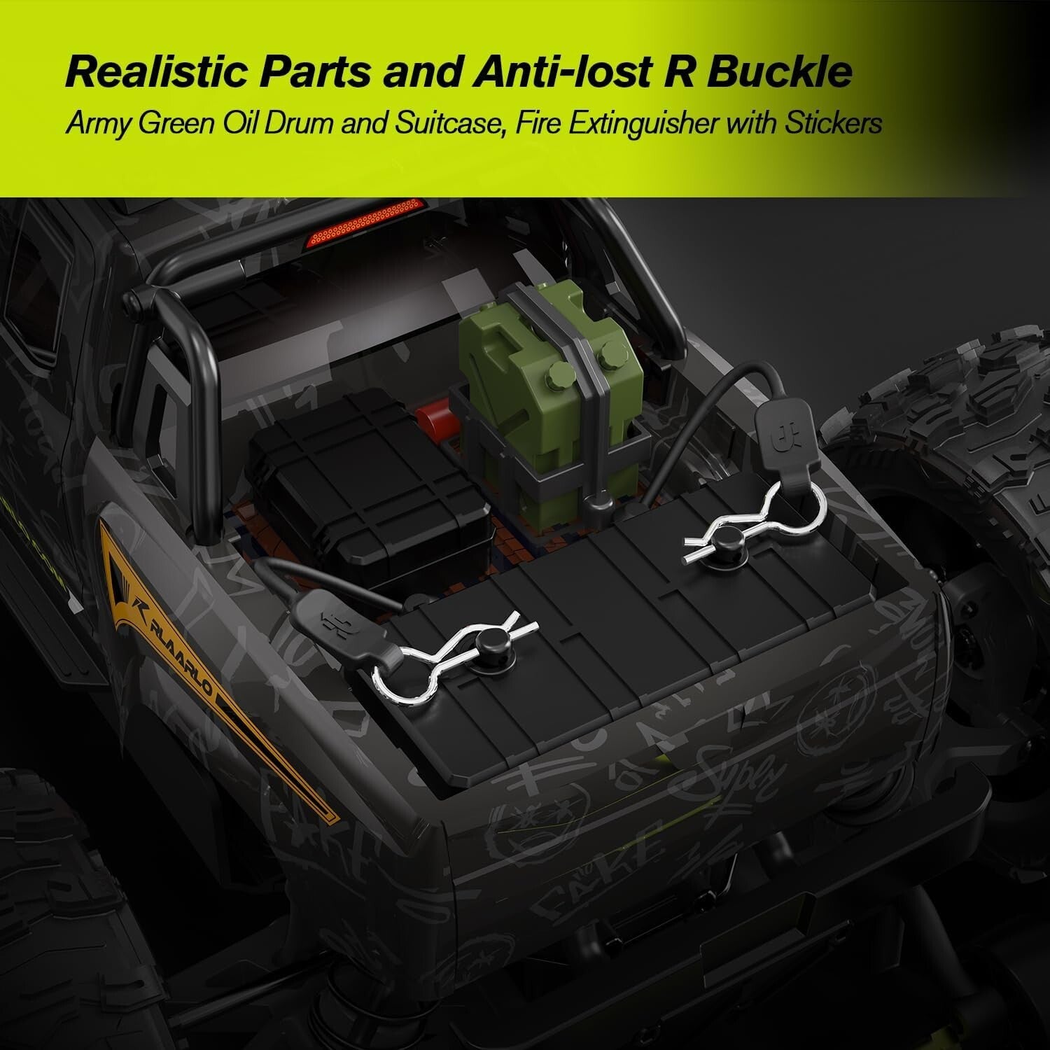 1/14 Brushless RC Car - 60+ MPH All-Terrain Monster Truck with 3S Battery