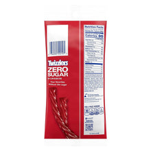 Load image into Gallery viewer, Kosher Zero Sugar Twists - 12 Bags of Strawberry Licorice Style Candy, 5oz Each