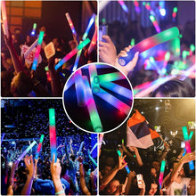 Load image into Gallery viewer, 174 LED Glow Sticks Bulk - Eco-Friendly Party Supplies for Halloween &amp; Concerts
