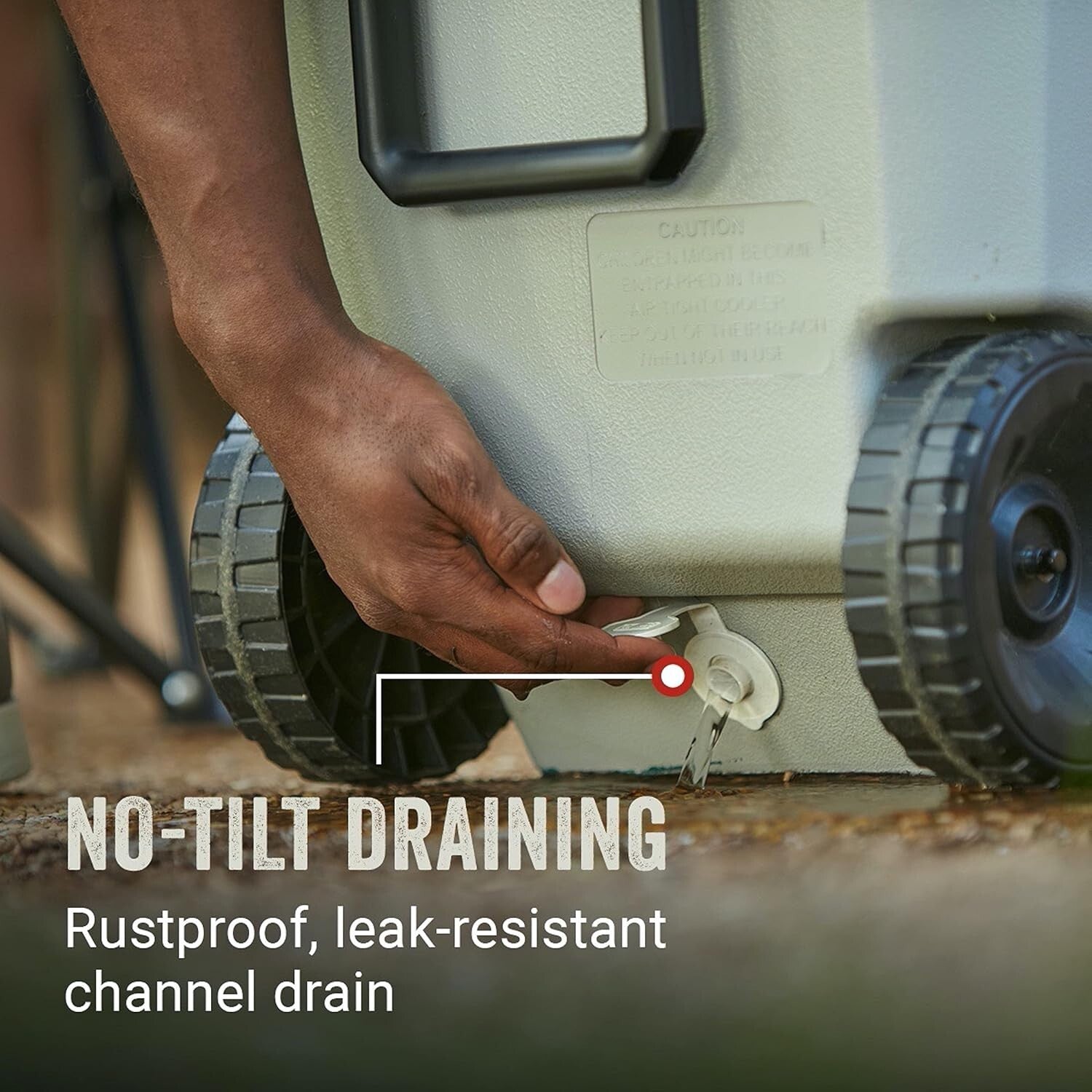 Classic Series 100qt Wheeled Cooler: Ice Retention & Seat Lid for Adventure