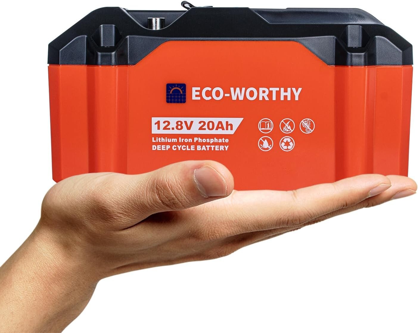 Compact 20Ah Lithium Battery - Perfect for Camping, Fishing, and Emergency Power