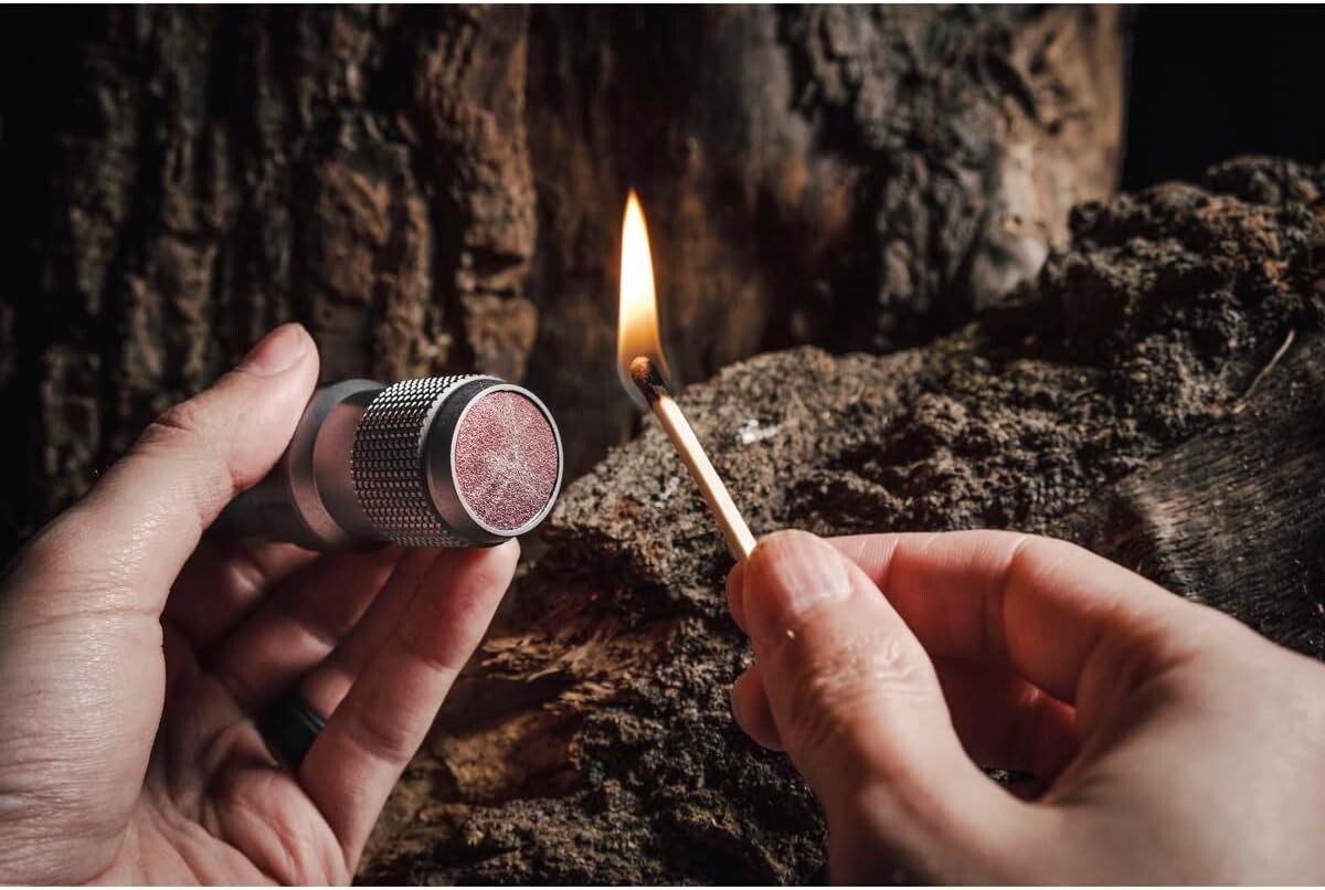 Lightweight Waterproof Match Kit with Striker—Perfect for Hiking and Camping