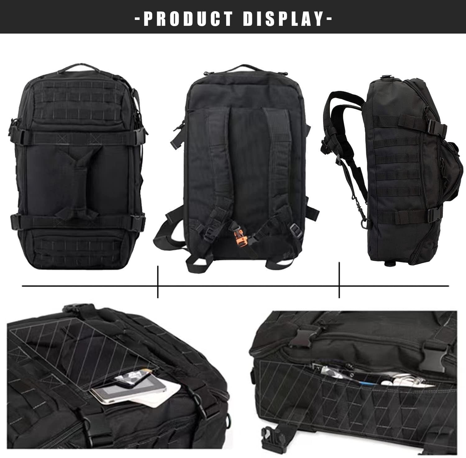 45L Multi-Functional Gym & Travel Bag: Tactical, Stylish & Comfortable Carrying