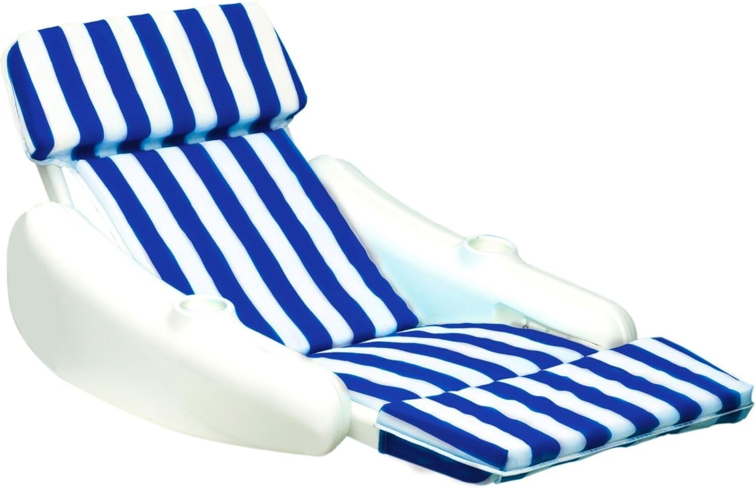 Durable Padded Pool Lounger with Built-In Cup Holders - For Quality Leisure Time