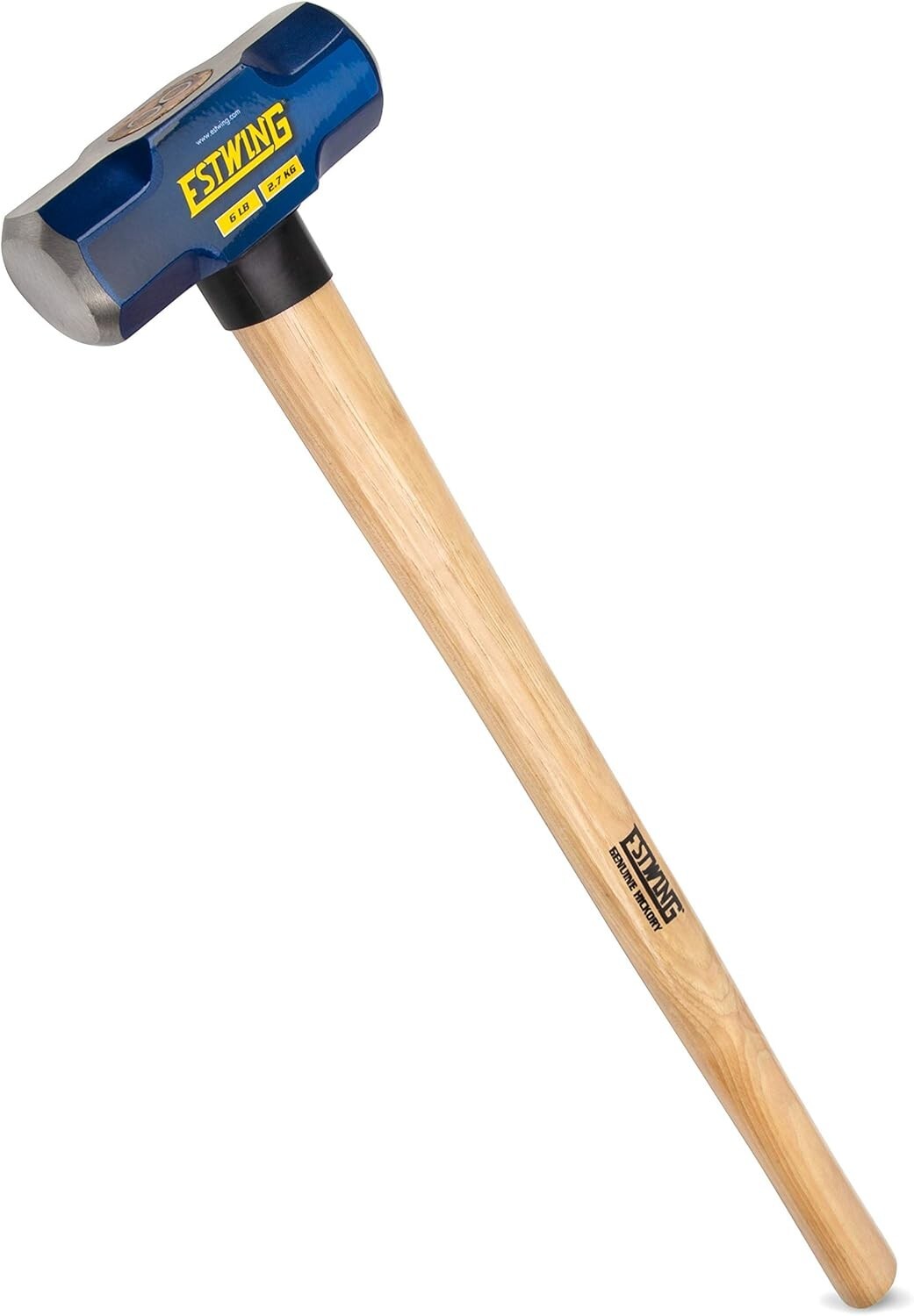 Forged 6-Pound Steel Sledge Hammer for Effective Demolition & Stake Driving