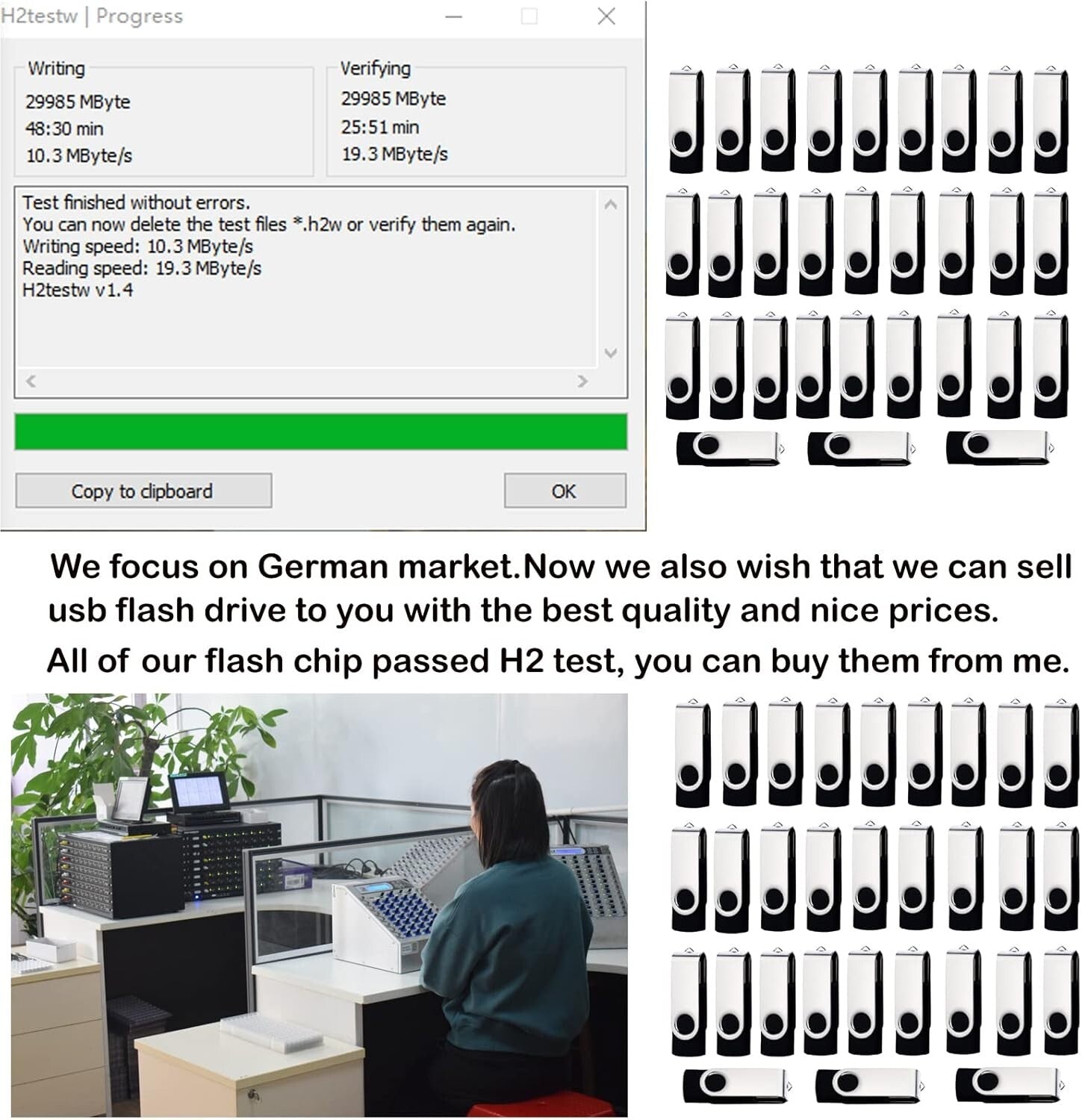Efficient 32GB USB Flash Drives - 100 Pack with High Speed Data Transfer