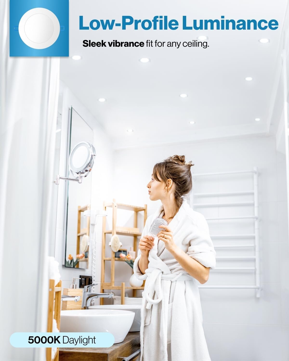 Sunco 12 Pack 6-Inch Dimmable LED Recessed Lighting, IC Rated for More Safety