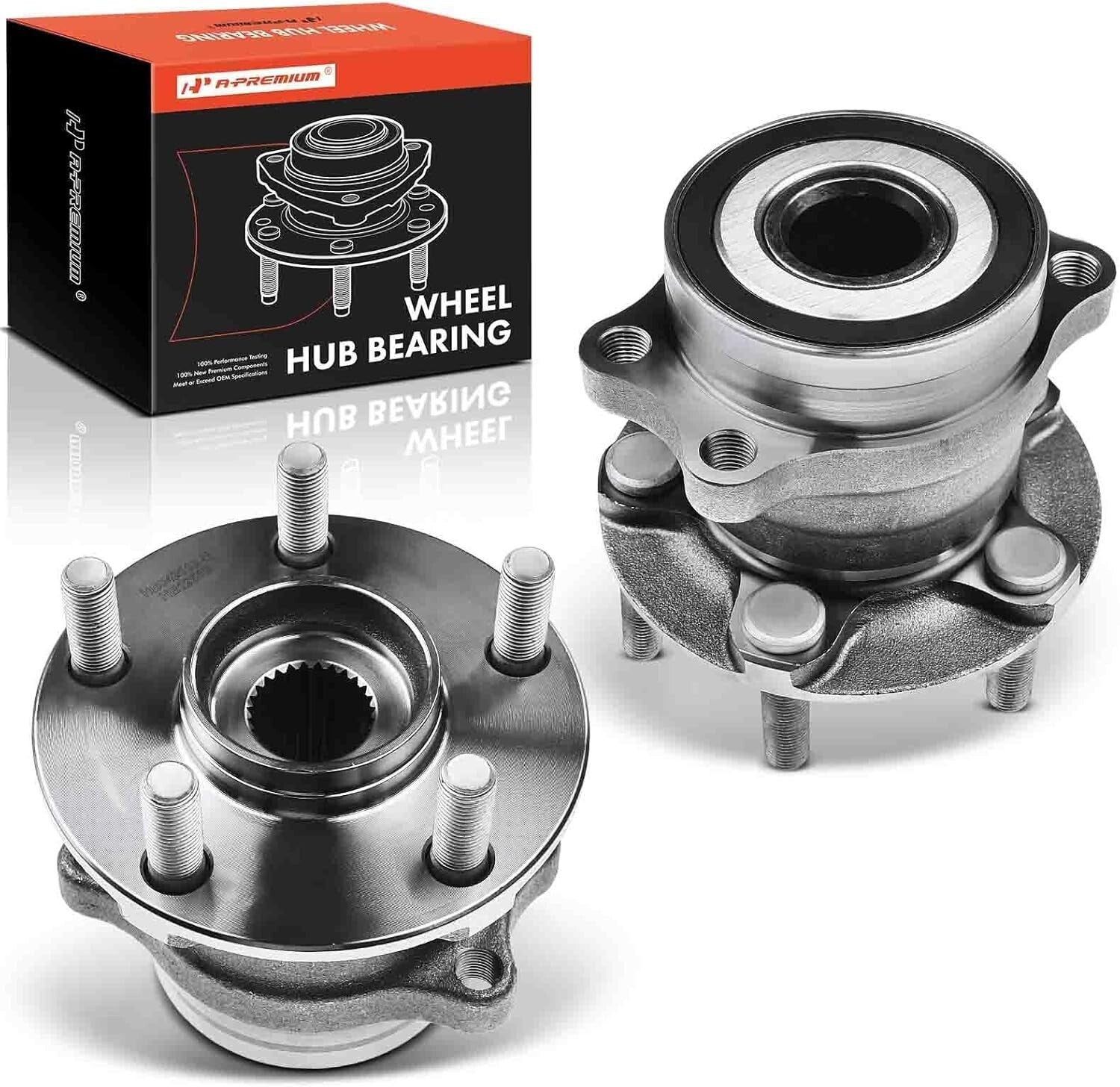 Durable 2-Pack Rear Wheel Bearing Hub Assembly for Subaru Vehicles 2012-2021