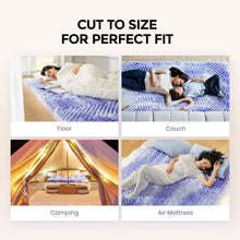 Load image into Gallery viewer, Cooling Gel-Infused 7-Zone Twin XL Mattress Topper for Ultimate Pressure Relief