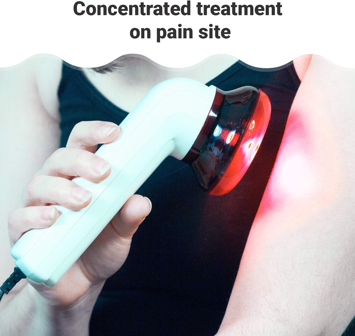 Versatile Infrared Heating Wand - Safe Red Light Therapy for Muscle Recovery
