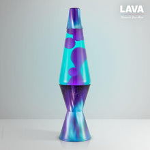 Load image into Gallery viewer, The Original 14.5" Retro Lava Lamp - Purple Wax and Teal Liquid for Home Decor