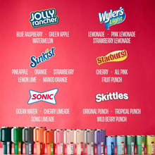 Load image into Gallery viewer, Bulk 120ct Drink Mix Pack – Sugar-Free 20 Flavors from Skittles, Sonic &amp; More