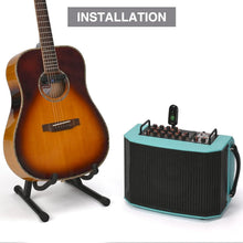 Load image into Gallery viewer, Rechargeable Wireless Acoustic Guitar Pickup with Dual Soundhole System - Black