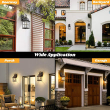 Load image into Gallery viewer, Stylish Outdoor Wall Sconces with E26 Socket - Waterproof &amp; Energy Efficient