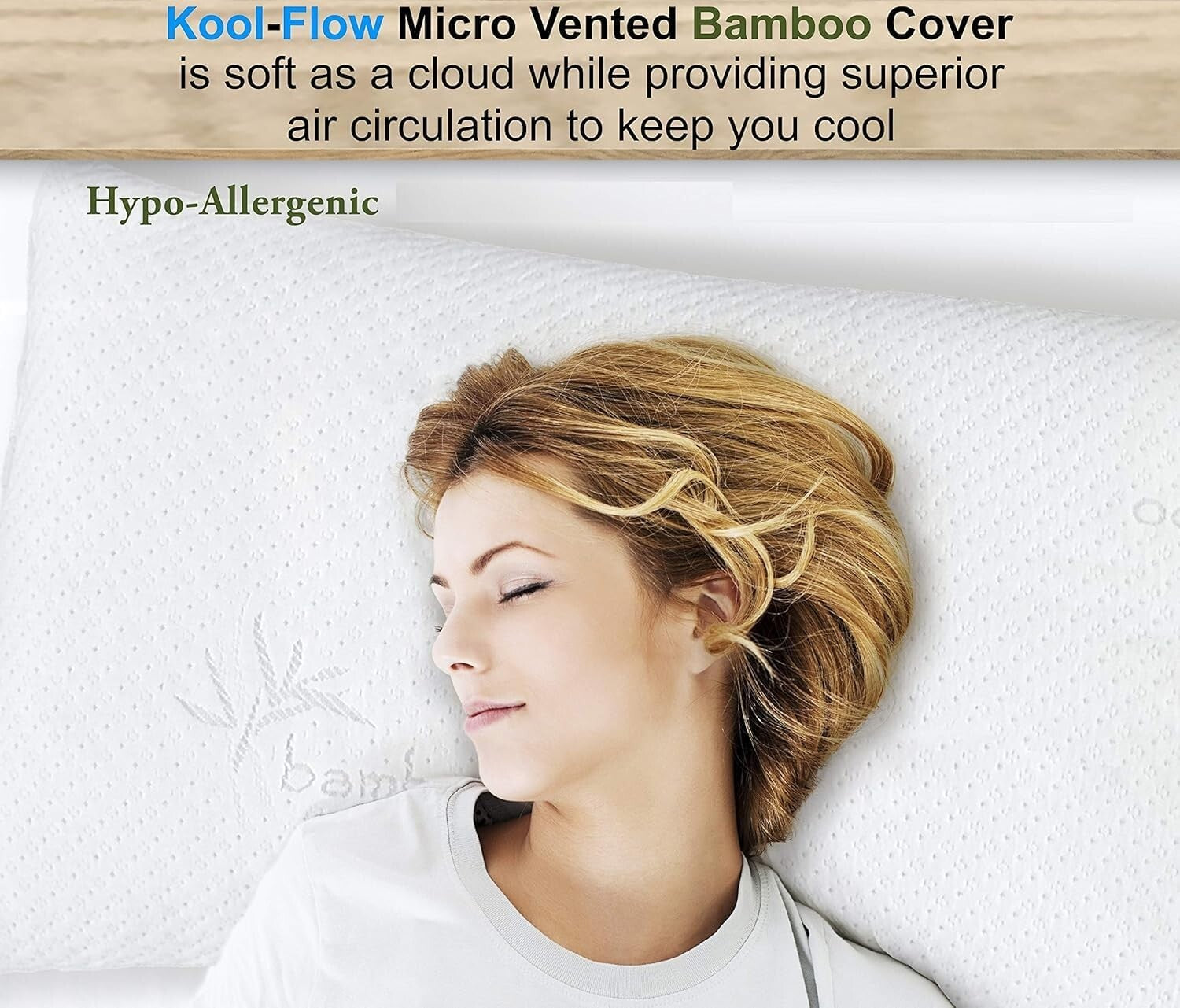 Adjustable Shredded Memory Foam Body Pillow - Allergy-Friendly & Firm Support