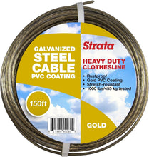 Load image into Gallery viewer, High Capacity 150 Feet Clothesline: Rust-Resistant Steel for Indoor &amp; Outdoor