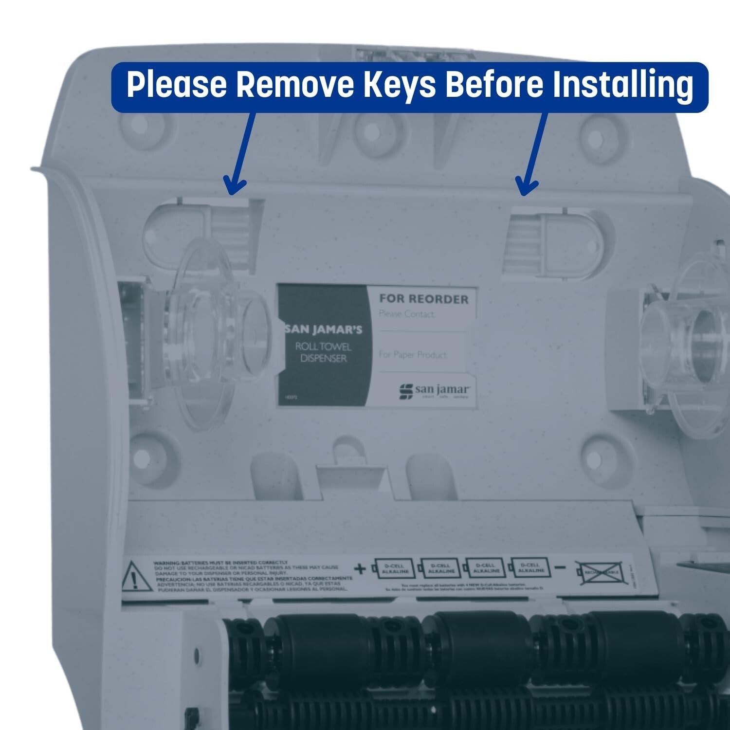 Sustainable Black Electronic Paper Towel Dispenser with Universal Roll Capacity