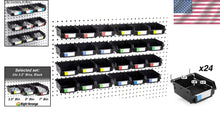 Load image into Gallery viewer, Efficient 24-Pack Heavy Duty Bins for Pegboards - Organize Your Workspace