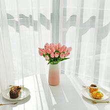 Load image into Gallery viewer, Realistic 28pcs Light Pink Tulips in Vase - Wedding, Home &amp; Office Decorations