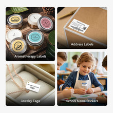 Load image into Gallery viewer, Efficient Gray-White Label Maker with Bluetooth &amp; USB - Ideal for Small Business
