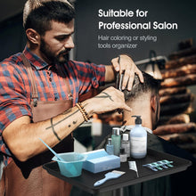 Load image into Gallery viewer, Durable Aluminum Salon Tray with 360° Swivel Wheels - Ideal for Professionals