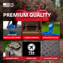 Load image into Gallery viewer, Portable 18" Hard Shell Case for Electronics &amp; Equipment - Airline Friendly