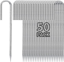 Load image into Gallery viewer, Durable 12-Inch galvanized Practical Stakes - 50 Pack for Landscape and Events