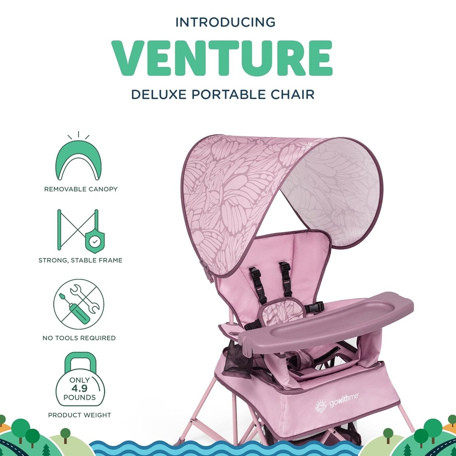 Canyon Rose Toddler Chair: A Stylish, Portable Solution for Active Families