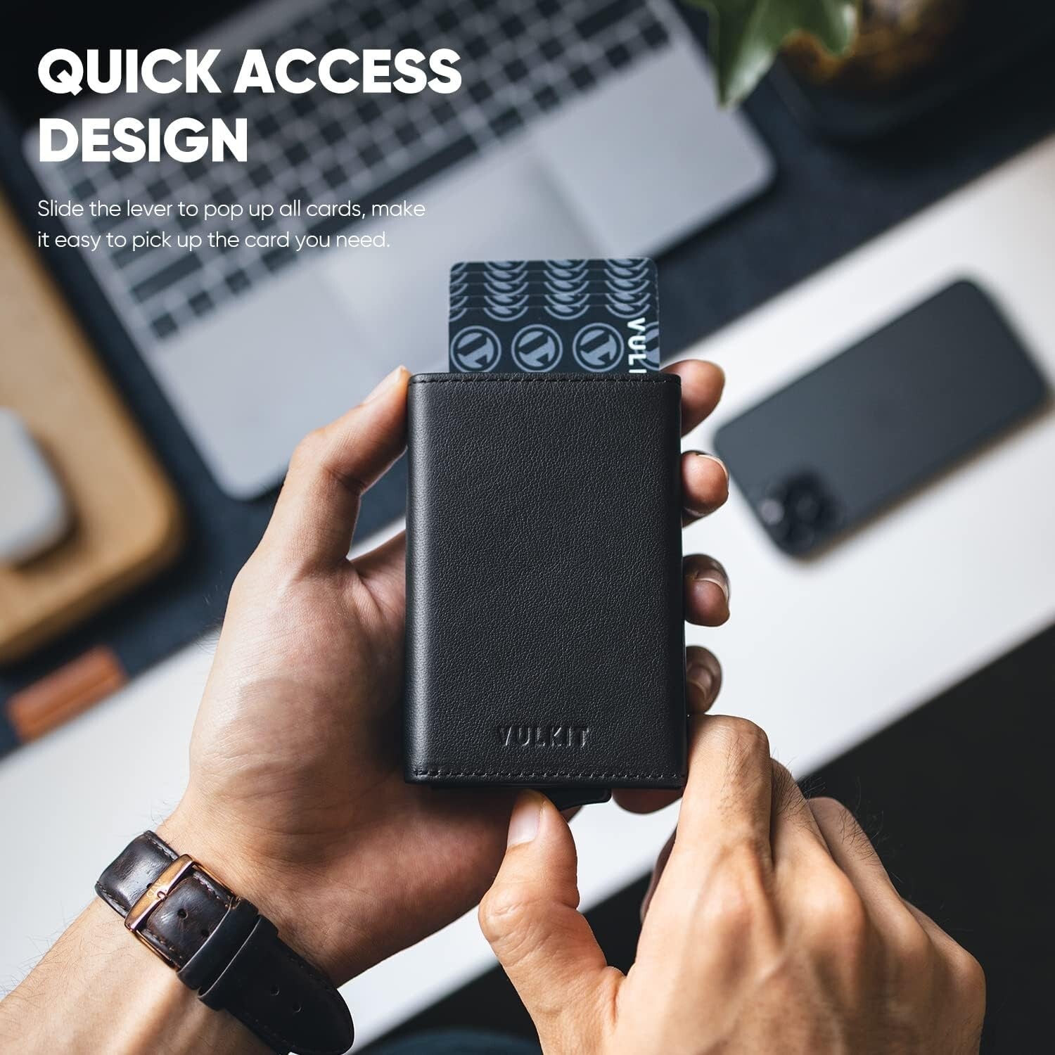 Exquisite Hand-Stitched Leather Wallet with Multiple Card Slots - Perfect Gift