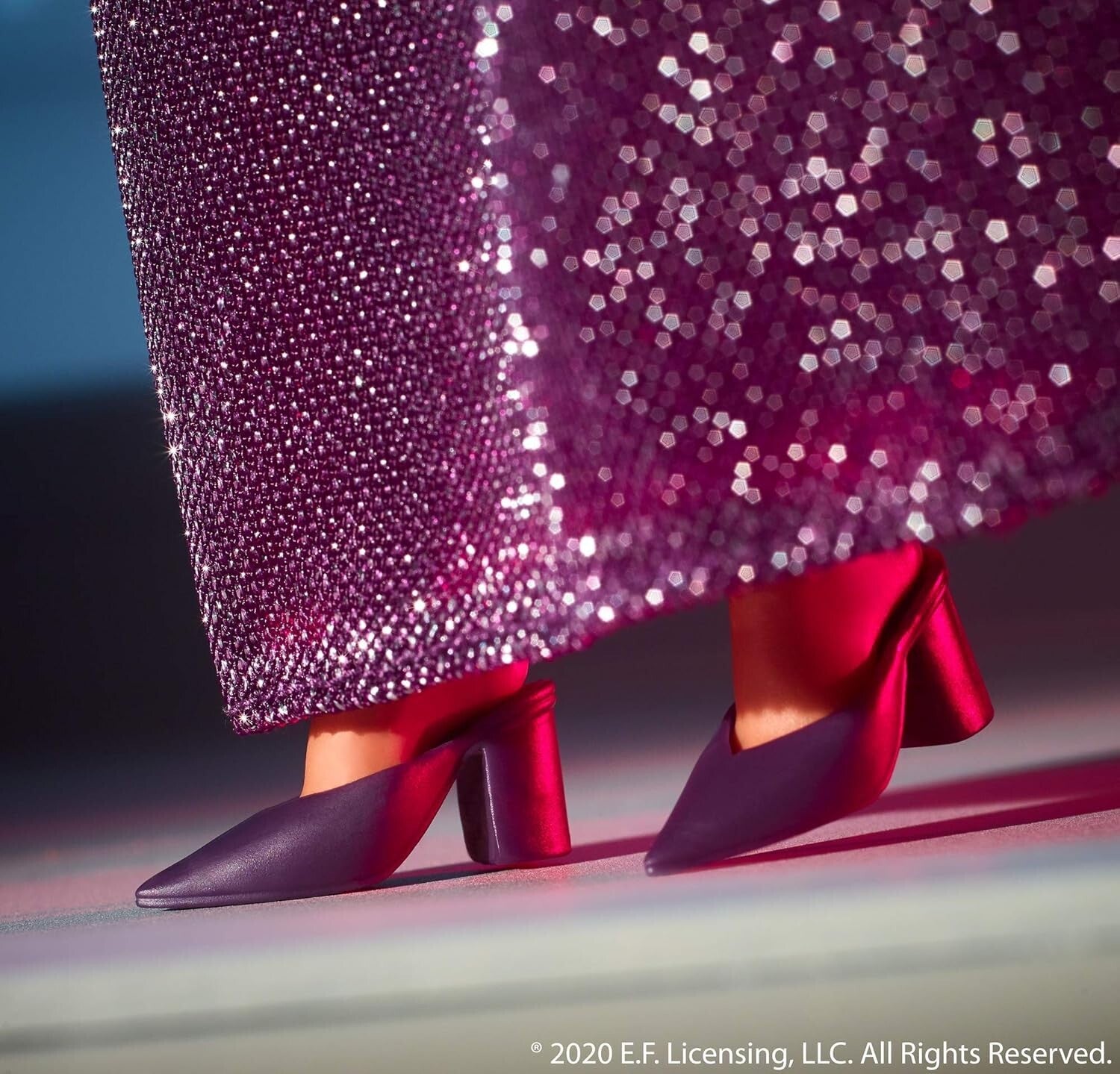 Curvy Ella Fitzgerald Doll 12-Inch in Deep Purple Gown - Inspiring & Articulated