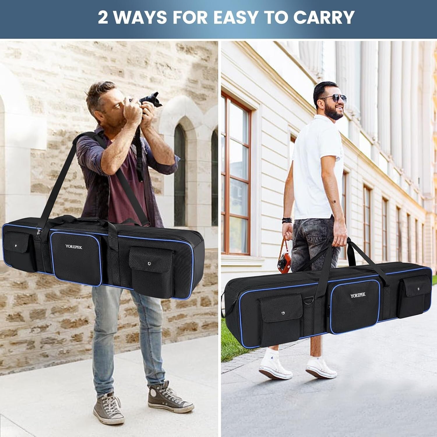 Adjustable Shoulder Strap Tripod Carrying Case 50.5" - Stable Gear Transport