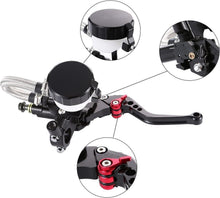 Load image into Gallery viewer, Universal 7/8" Motorcycle Brake Levers for Sport, Street, &amp; Dirt Bikes - Black