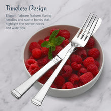 Load image into Gallery viewer, Timeless Harmony 65-Piece Flatware Set - Polished Stainless Steel Silverware