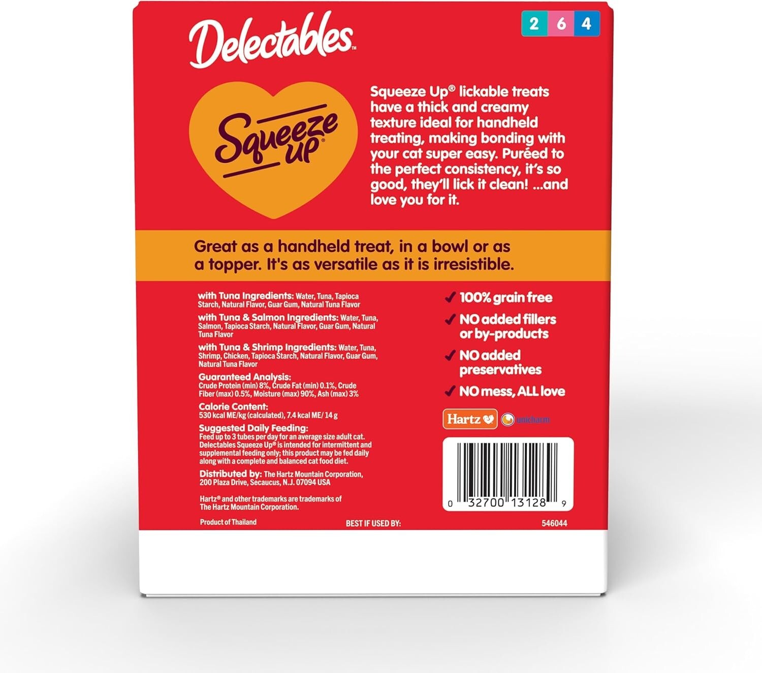 Delectables Seafood Variety Pack: Lickable, Creamy Cat Treats - 72 Tubes