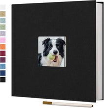 Load image into Gallery viewer, Durable Self-Adhesive Linen Photo Album - 60 Pages for Photographs and Keepsakes