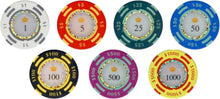 Load image into Gallery viewer, 500-Piece Premium Poker Chip Set with Unique Designs &amp; Durable Case