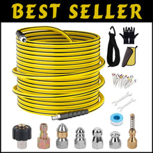 Load image into Gallery viewer, Versatile 100FT Sewer Jetter Kit for Pressure Washing - Ultimate Clog Solution