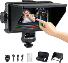 Load image into Gallery viewer, Compact 5.5-Inch 4K Monitor with 1200 Nits &amp; Custom LUT Loading for Video Shoots