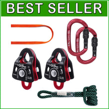 Load image into Gallery viewer, Versatile 5:1 Mechanical Advantage Pulley Kit - Perfect for Rescue and Hauling