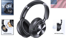 Load image into Gallery viewer, Lightweight Over Ear Headphones with Fast Charging, 100Hrs Playtime, Waterproof