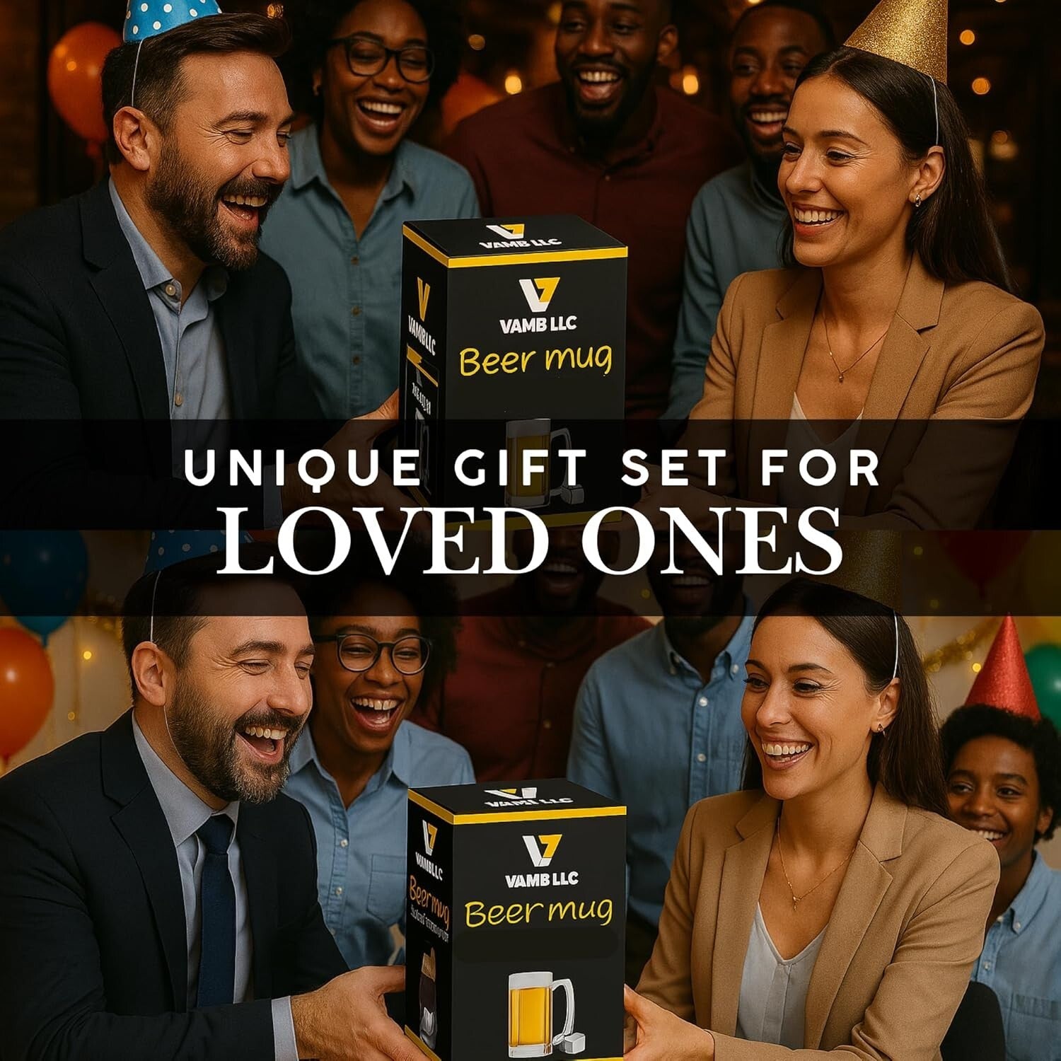 Classic German Style Beer Stein Set - Perfect for Oktoberfest and Home Parties